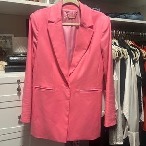 Trina Turk Blazer Size 10 Like New Pink